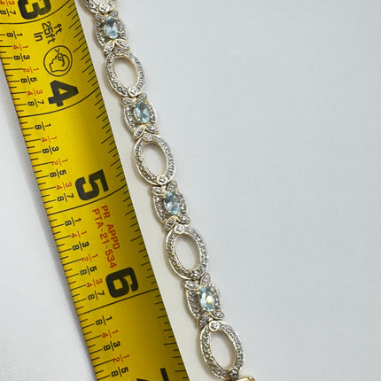 Vintage Silver Tennis Bracelet