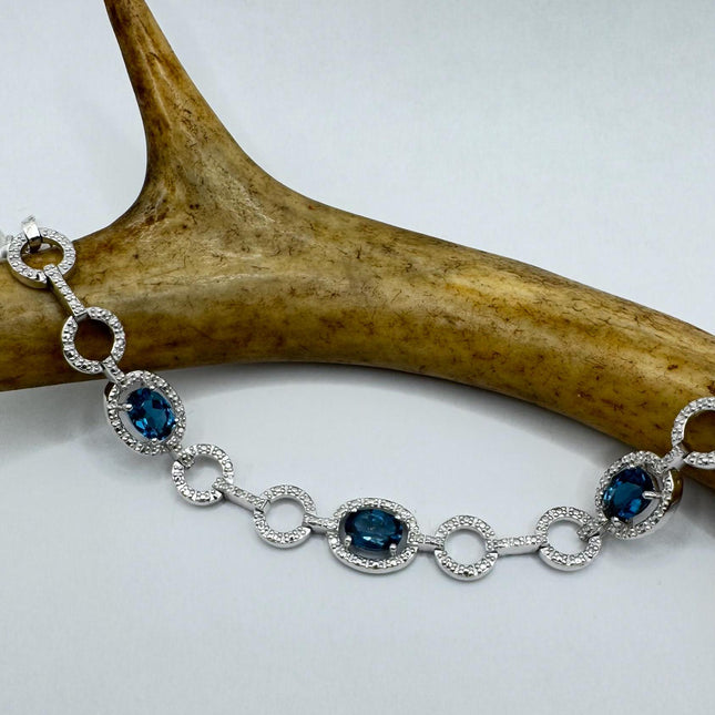 Vintage Silver Tennis Bracelet