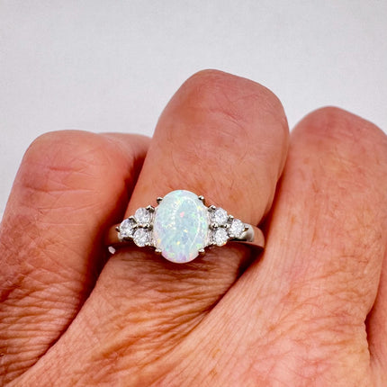 Vintage Tiny Gemstone Ring