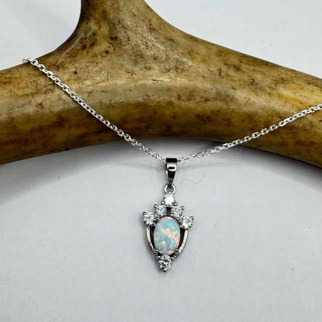 Vintage Silver Charm Necklace