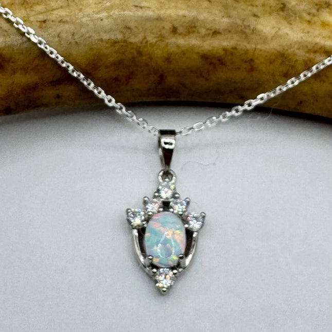 Vintage Silver Charm Necklace