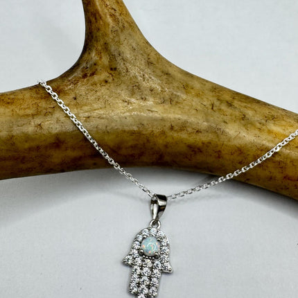 Vintage Silver Charm Necklace
