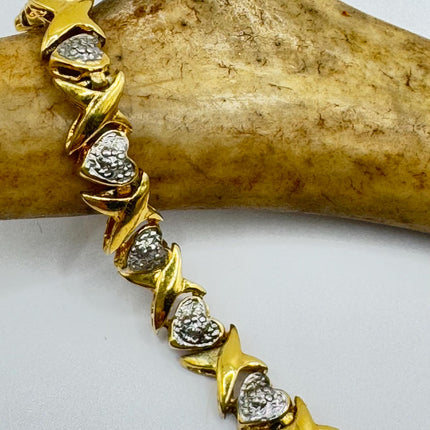 Vintage Gold Tennis Bracelet