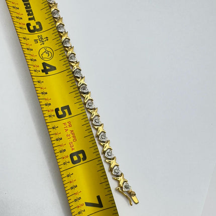Vintage Gold Tennis Bracelet
