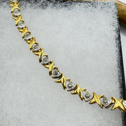 Vintage Gold Tennis Bracelet