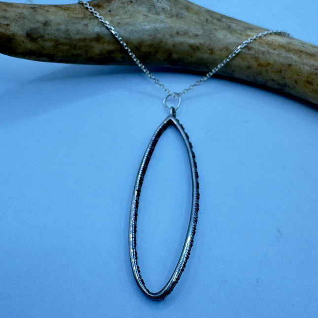 Vintage Marcasite Necklace Dainty 925 Sterling Silver Chain, Delicate Design