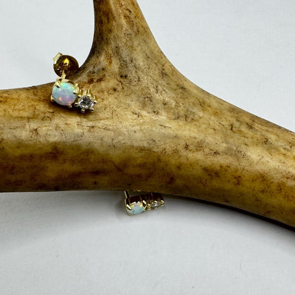 Vintage Gold 925 Sterling Silver Earrings