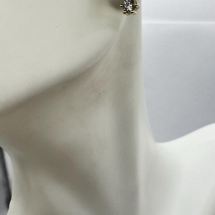 Vintage Gold 925 Sterling Silver Earrings