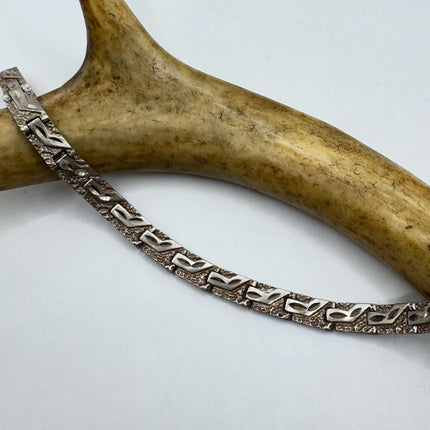 Vintage Mesh Bracelet 925 Sterling Silver