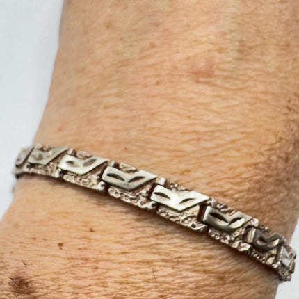 Vintage Mesh Bracelet 925 Sterling Silver