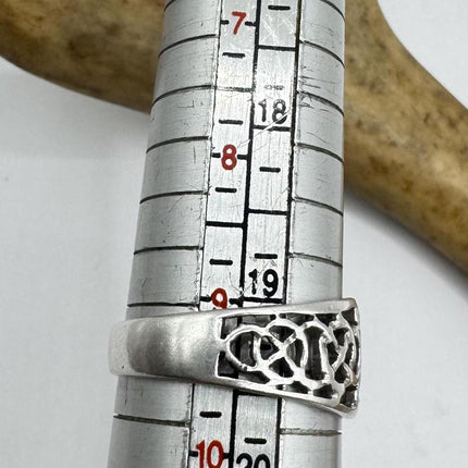 Vintage Silver Ring |Celtic Boho Statement Ring 925 Sterling Silver Band