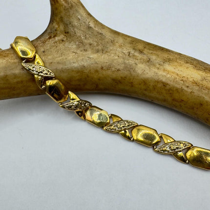 Vintage Gold Tennis Bracelet