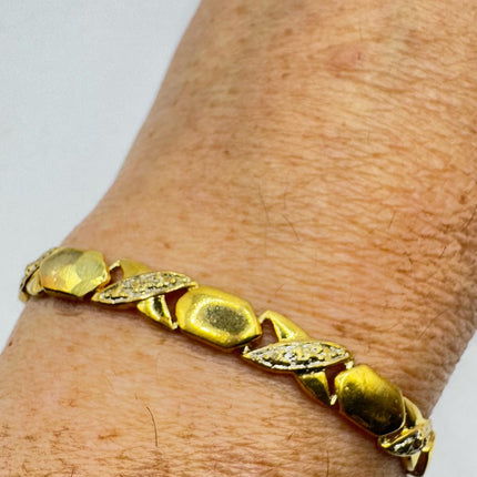 Vintage Gold Tennis Bracelet