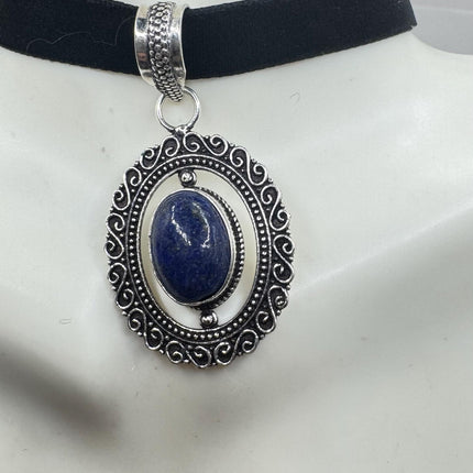 vintage blue Blue Lapis Lazuli Gemstone Crystal