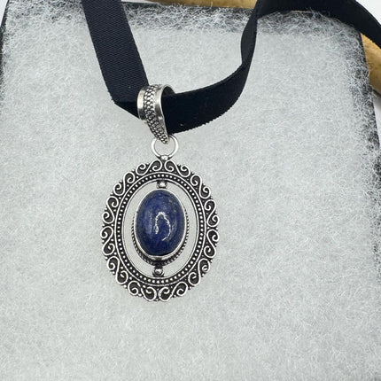 vintage blue Blue Lapis Lazuli Gemstone Crystal