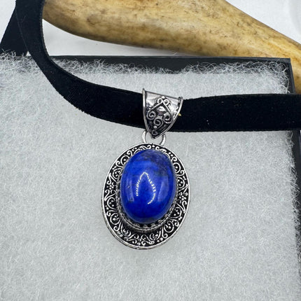 vintage blue Blue Lapis Lazuli Gemstone Crystal