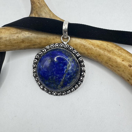 vintage blue Blue Lapis Lazuli Gemstone Crystal