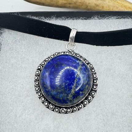 vintage blue Blue Lapis Lazuli Gemstone Crystal