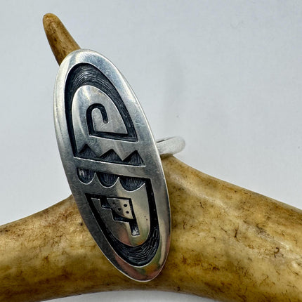 Vintage Silver Rose Ring