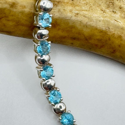 Vintage Silver Tennis Bracelet