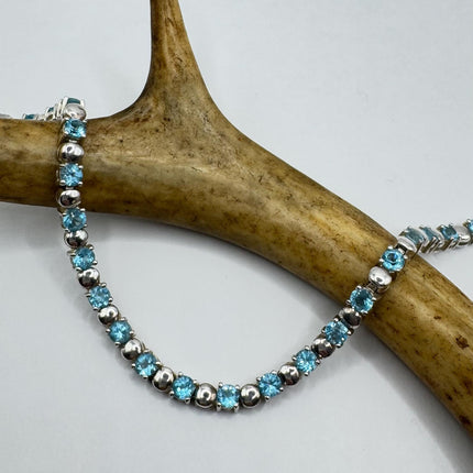 Vintage Silver Tennis Bracelet