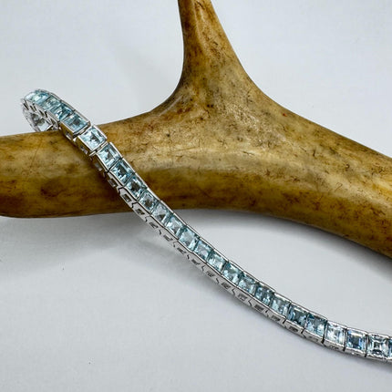 Vintage Silver Tennis Bracelet