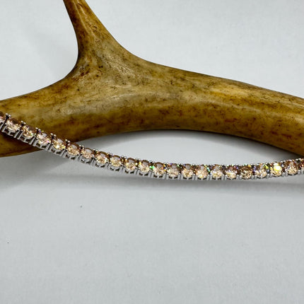 Vintage Silver Tennis Bracelet