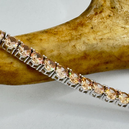 Vintage Silver Tennis Bracelet