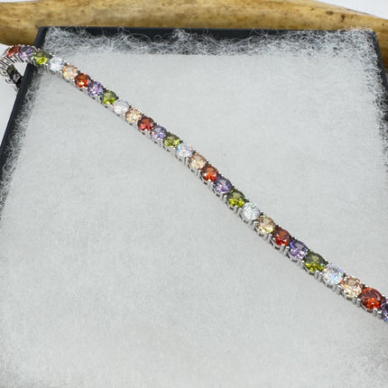 Vintage Silver Tennis Bracelet