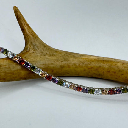 Vintage Silver Tennis Bracelet