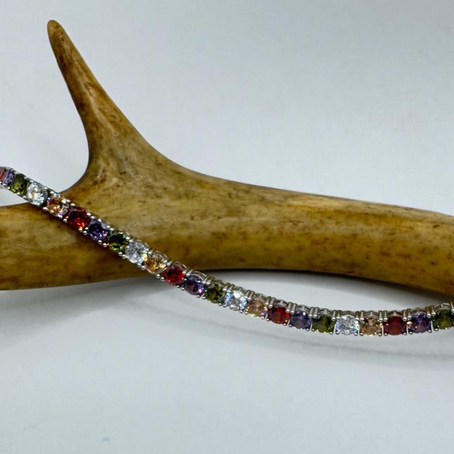 Vintage Silver Tennis Bracelet