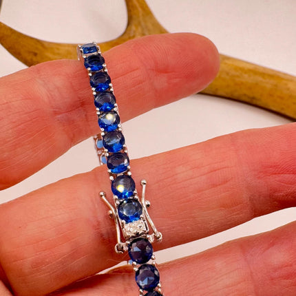 Vintage Silver Tennis Bracelet