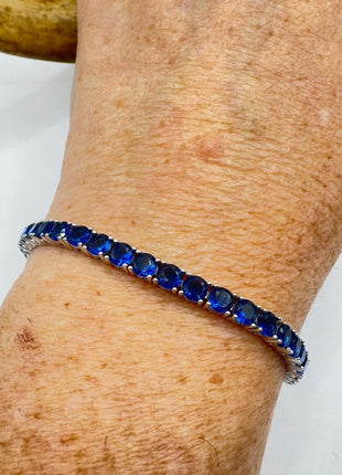 Vintage Silver Tennis Bracelet