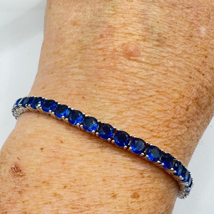 Vintage Silver Tennis Bracelet