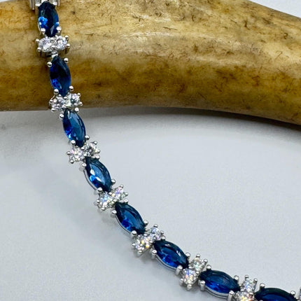 Vintage Silver Tennis Bracelet