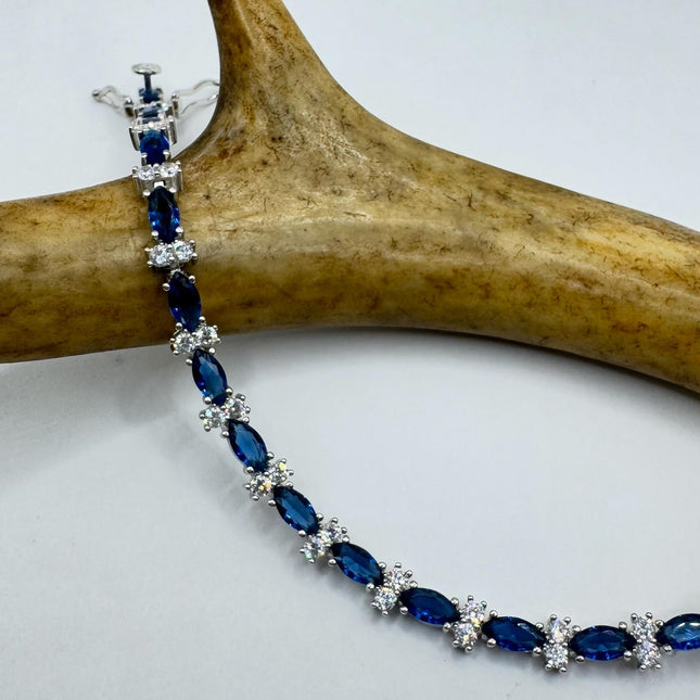 Vintage Silver Tennis Bracelet