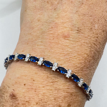 Vintage Silver Tennis Bracelet