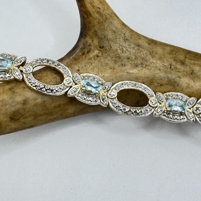 Vintage Silver Tennis Bracelet