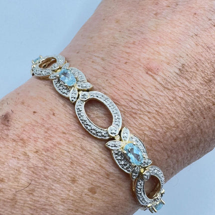 Vintage Silver Tennis Bracelet