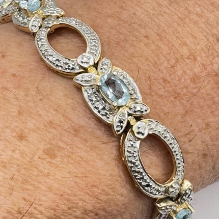 Vintage Silver Tennis Bracelet