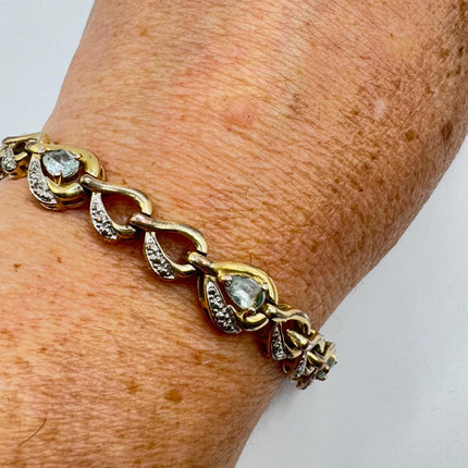 Vintage Silver Tennis Bracelet