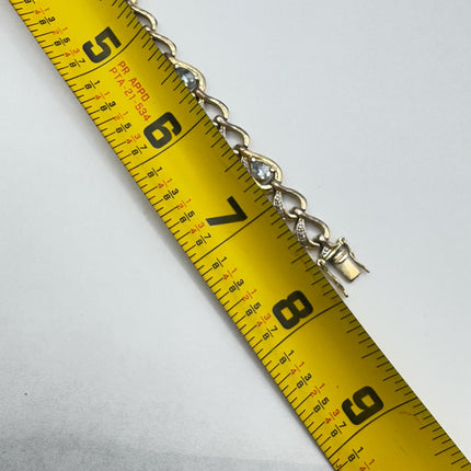 Vintage Silver Tennis Bracelet