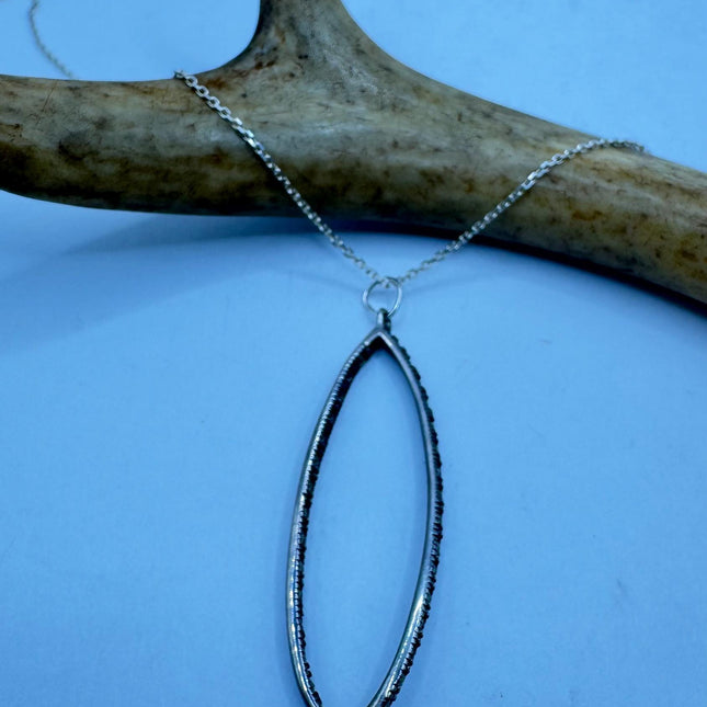 Vintage Marcasite Necklace Dainty 925 Sterling Silver Chain, Delicate Design