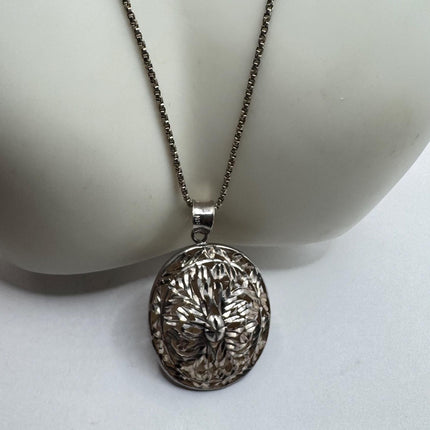 Vintage Star Fish 925 Sterling Silver chain Necklace