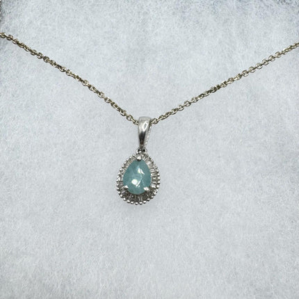Vintage Green Emerald Boho Silver Choker Necklace - Antique Style Design