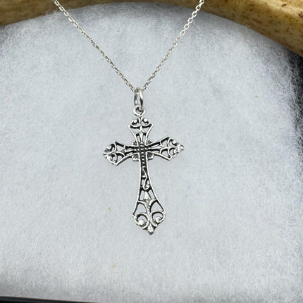 Vintage Silver Cross Pendant
