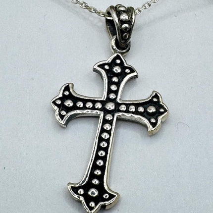 Vintage Silver Cross Pendant