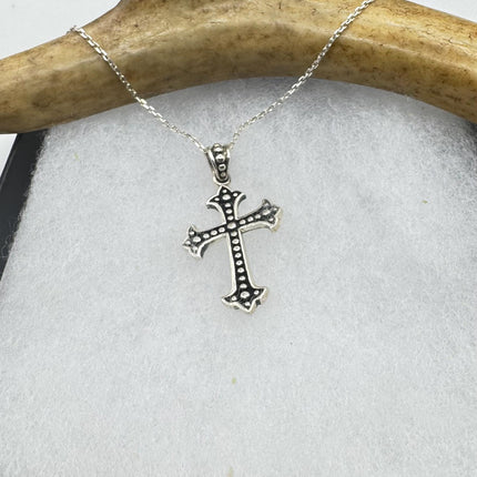 Vintage Silver Cross Pendant
