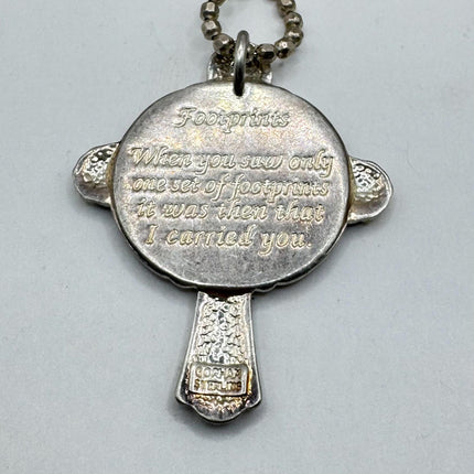 Vintage Silver Celtic Cross Pendant