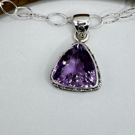 Vintage Silver Pendant Necklace